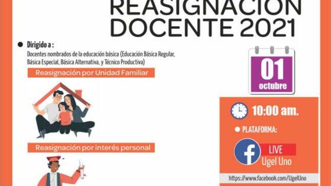 Webinar informativo: reasignación docente 2021