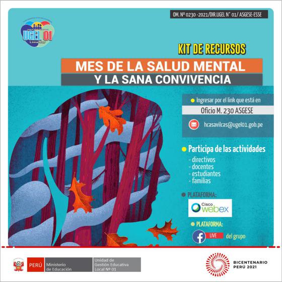 Kit de recursos para el mes de la salud mental y la sana convivencia