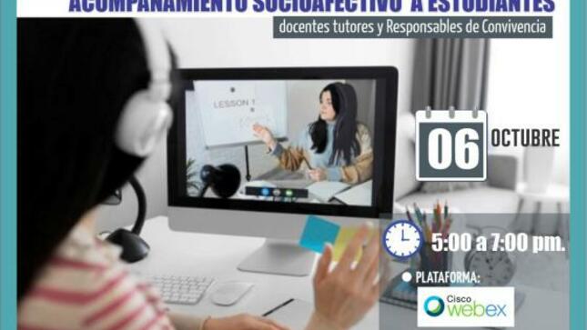 Asistencia técnica virtual sobre el acompañamiento socioafectivo a los estudiantes