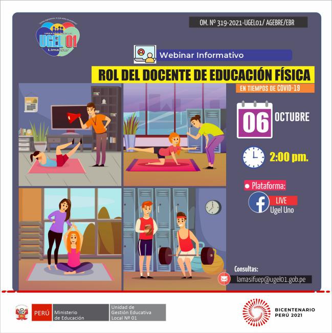 Webinar informativo: rol del docente de educación física en tiempos de covid-19