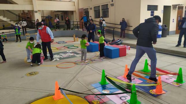 Actividades por día de la educación física en iei 558 casa montessori de ves