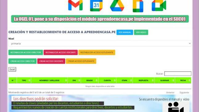 Aprendoencasa.pe implementado en el siic01