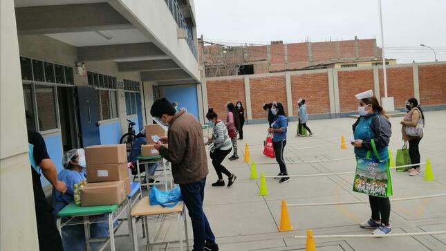 Ie. 7242 divino maestro de ves entrega productos qali warma en primaria