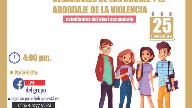 Taller de desarrollo de las hhssee y el abordaje de la violencia para estudiantes de secundaria