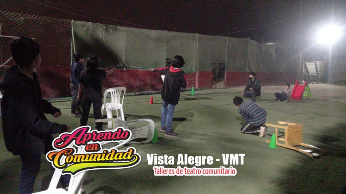 Talleres culturales desarrolla aprendo en comunidad de vista alegre en vmt