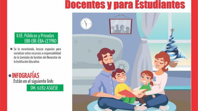 Diciembre: programa semanal de autocuidado para docentes y para estudiantes “5 minutos que cambiarán tu día”
