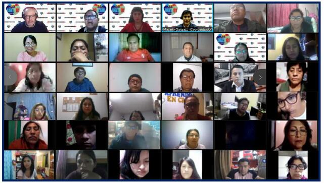 Webinar pedagógico virtual “transitabilidad de los estudiantes de los ceba a los cetpro” públicos y privados