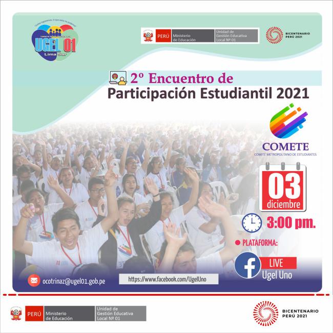 Ii encuentro de participación estudiantil del comité metropolitano de estudiantes - comete