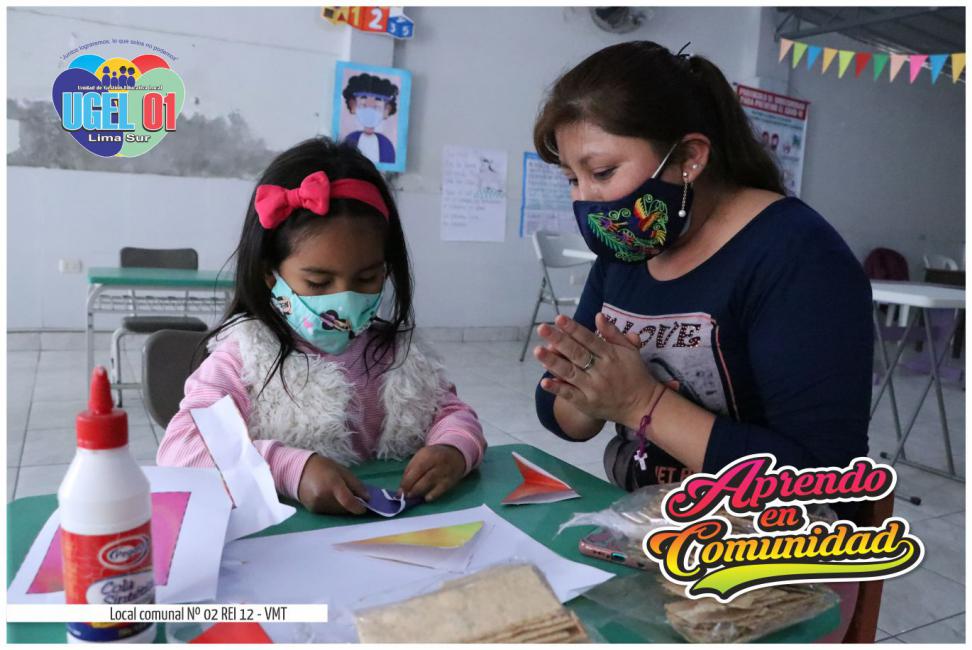 Aprendo en comunidad en local comunal nº 02 rei 12 de vmt