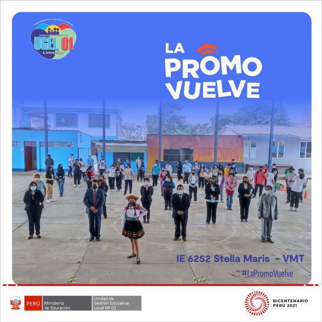 La promo vuelve a semipresencialidad en ie 6252 stella maris de vmt