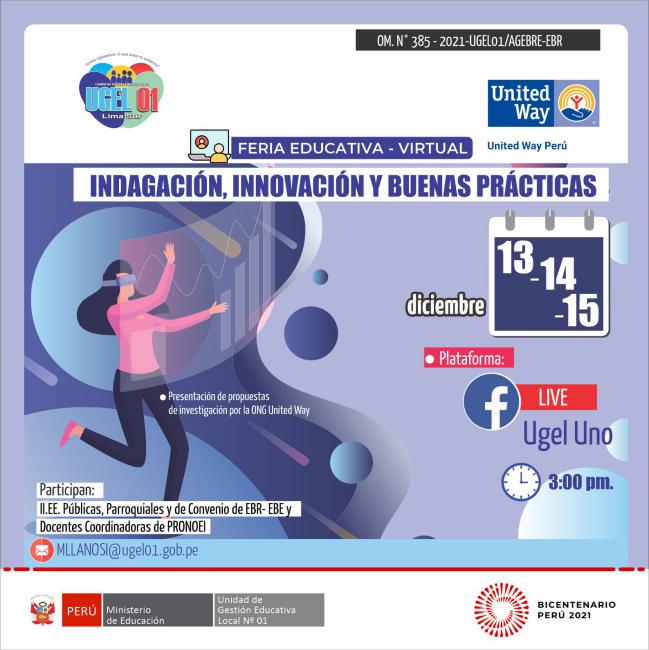 Feria educativa - virtual: indagación