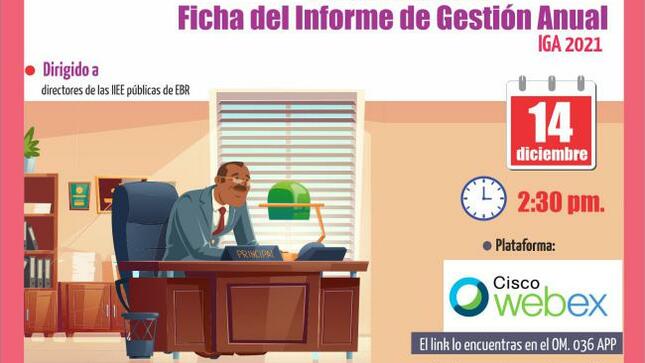 Taller de socialización de ficha del informe de gestión anual – ige 2021