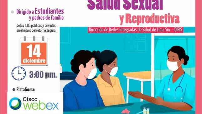 Webinar informativo: salud sexual y reproductiva para estudiantes y padres de familia