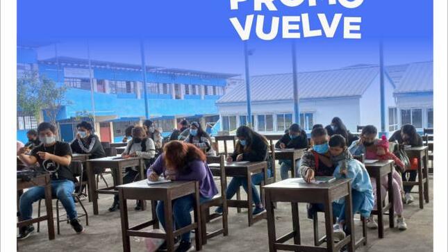 La promo vuelve con estudiantes del ceba josé maría arguedas de vmt