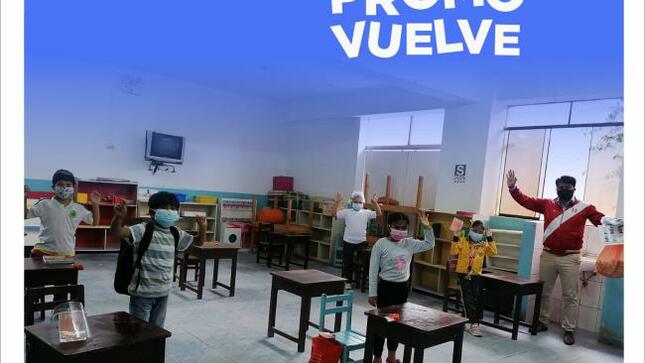La promo vuelve con estudiantes de primaria de la ie 7245 san josé obrero de vmt