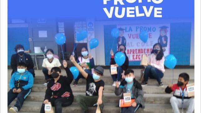 La promo vuelve con estudiantes de primaria de la ie 6011 de vmt