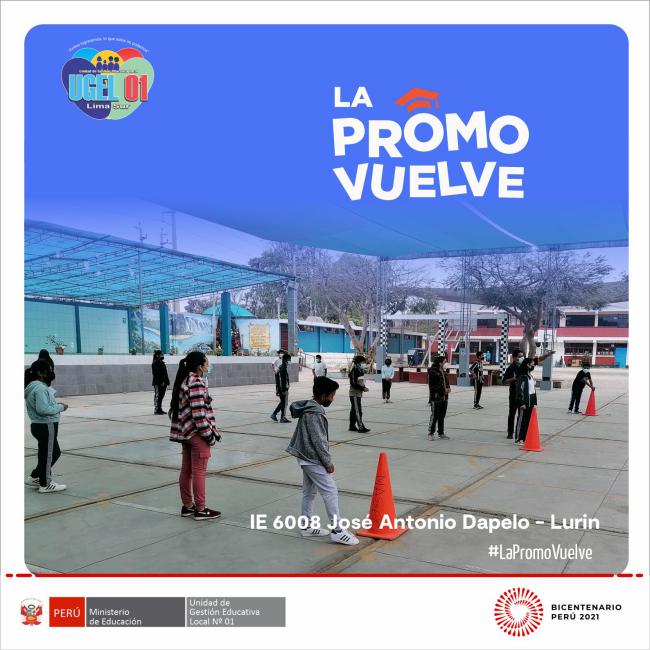 La promo vuelve en la ie 6008 josé antonio dapelo de lurin