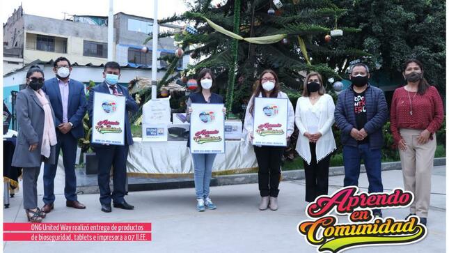 Ong united way mediante explora 2021 entrego productos de bioseguridad
