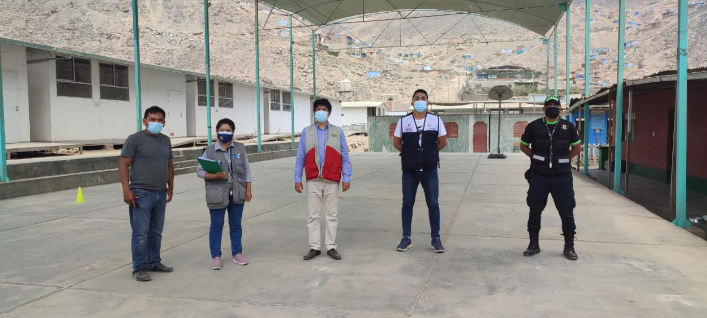 Ii.ee. agradecen apoyo para retorno a clases 2022 a la municipalidad de pachacamac