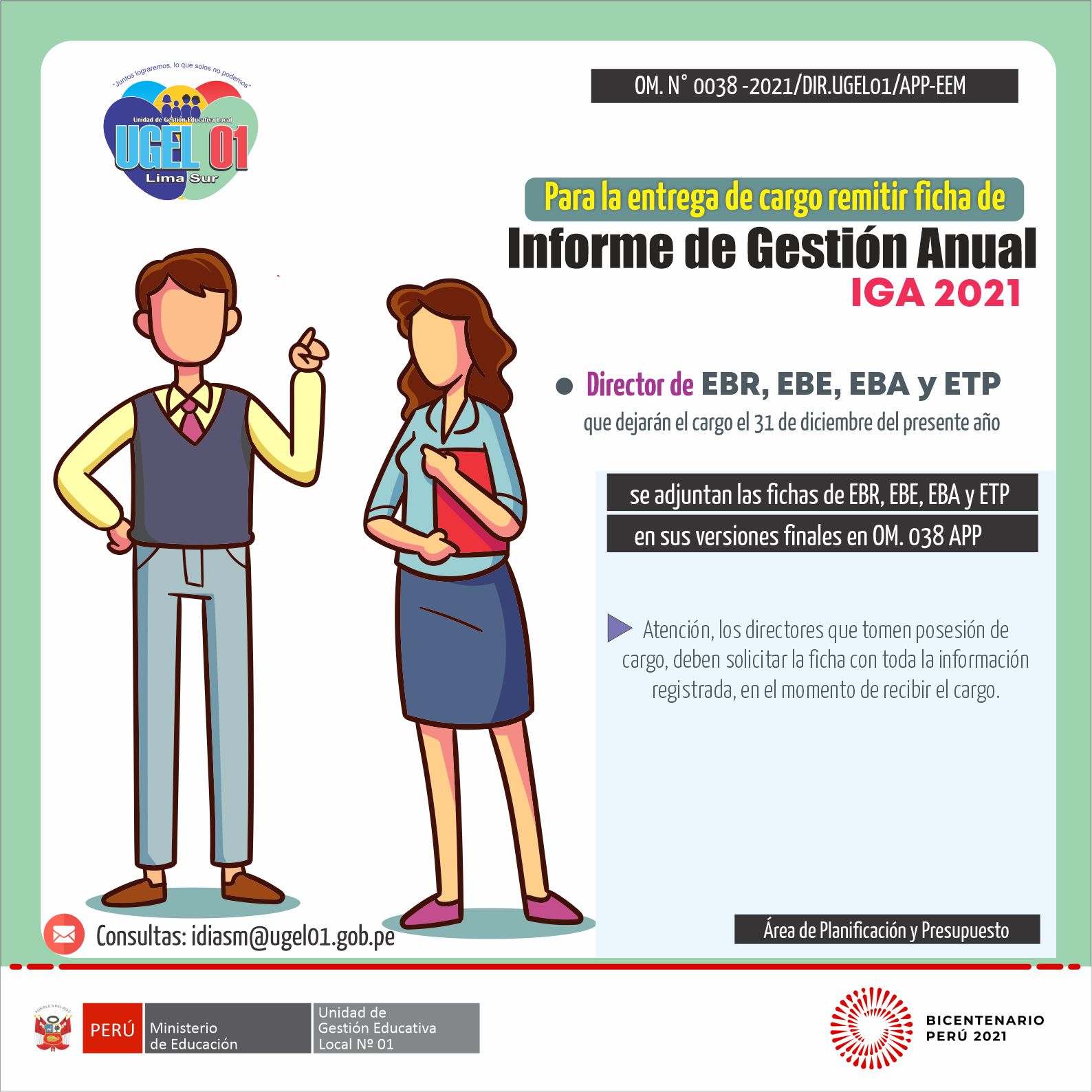 Informe de gestión anual 2021 como documento para la entrega de cargo