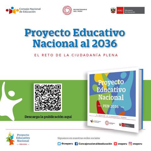 Proyecto educativo nacional al 2036: el reto de la ciudadanía plena
