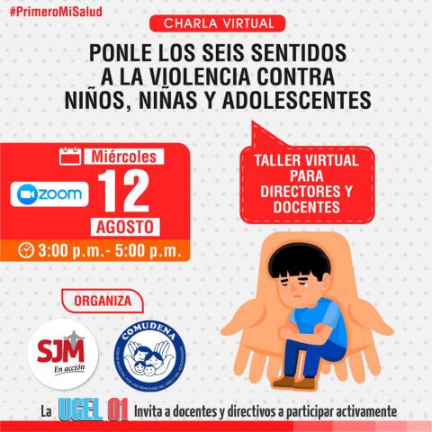 Taller virtual para directores y docentes organiza comudena de sjm