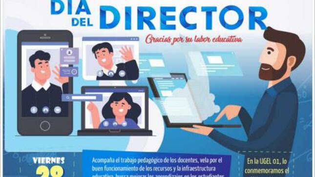 Feliz día del director de la ugel 01 - sjm