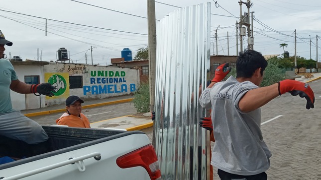 Ayuda Humanitaria a hogares afectados por fuertes lluvias