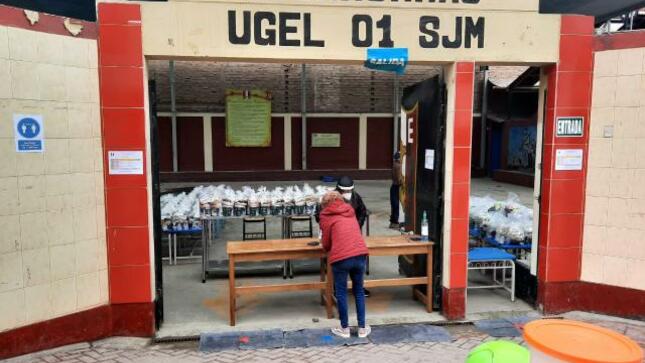 Iei 6007 de pachacamac recibio productos de qali warma