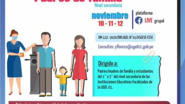 I encuentro virtual: padres de familia y estudiantes de secundaria