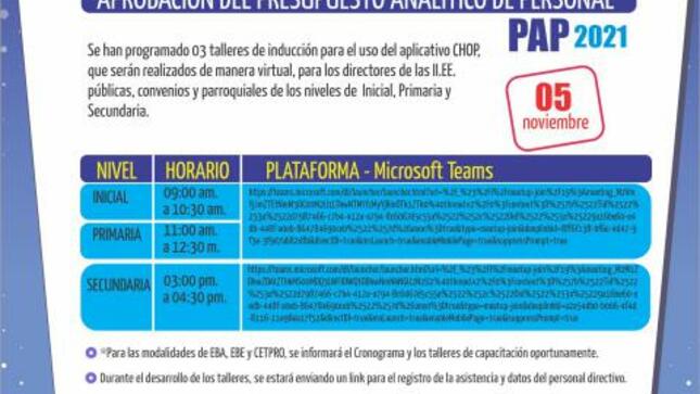 Aprobación del presupuesto analítico de personal pap 2021