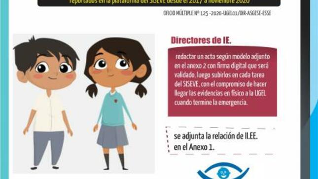 Cierre de casos de violencia escolar reportados en la plataforma del siseve