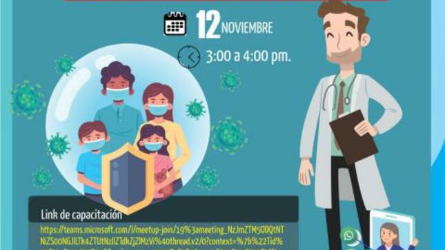 Segunda capacitación médica: covid 19 medidas de prevención