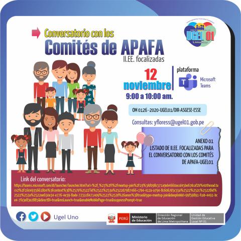 Conversatorio con los comités de apafa