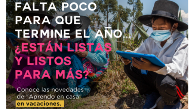 Programación de aprendo en casa (14 al 18 de diciembre 2020)