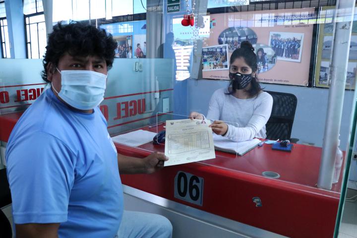 Atención presencial focalizada realiza trámite documentario