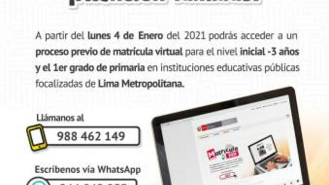 Matrícula 2021