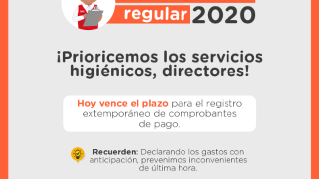 Programa de mantenimiento 2020-1 vence 28 diciembre