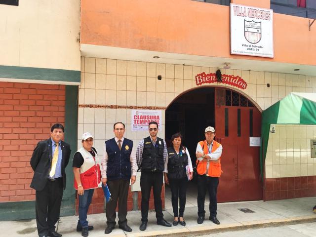 Clausura de colegios particulares irregulares