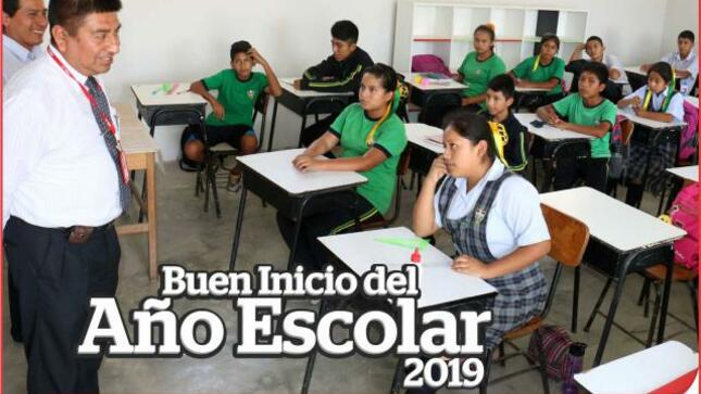 Retorno a clases con esperanza en ie jardines de manchay