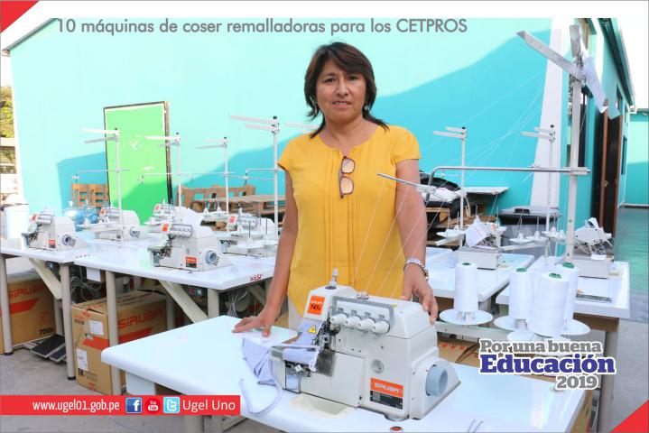 10 máquinas de coser remalladoras para los cetpros