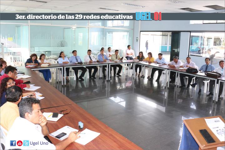 3er. directorio de las 29 redes educativas de ugel 01