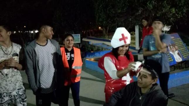 Ceba isaias ardiles participo de i simulacro de sismo escolar