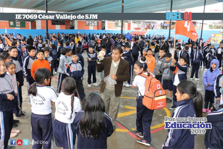 Simulacro inopinado de sismo en ie 7069 cesar vallejo - sjm