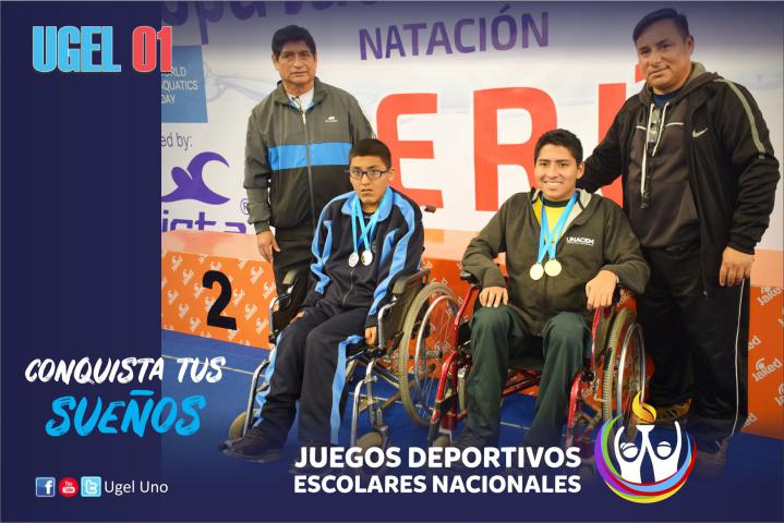 Oro en los juegos paradeportivos escolares nacionales etapa regional