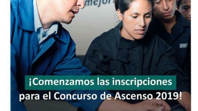 Concurso de ascenso para docentes de educación técnico productiva 2019