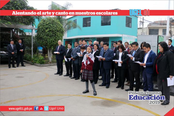 Alentando el arte y canto en nuestros escolares