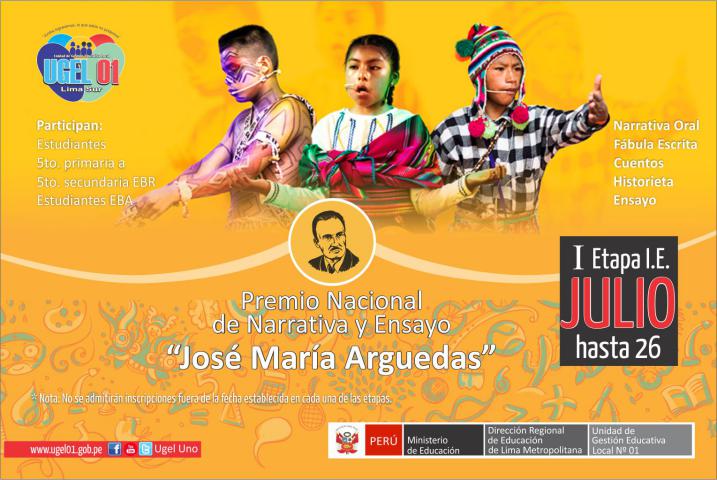 Premio nacional de narrativa y ensayo “josé maría arguedas”
