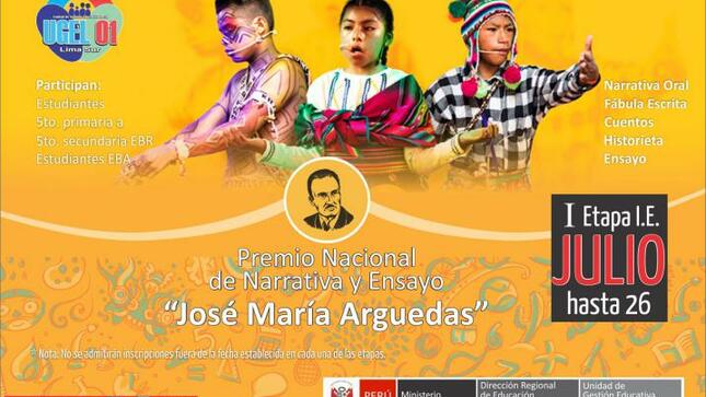 Premio nacional de narrativa y ensayo “josé maría arguedas”