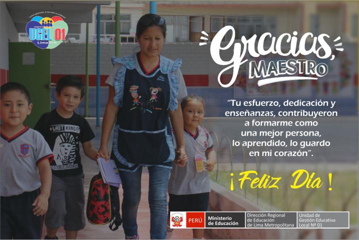Feliz día maestro